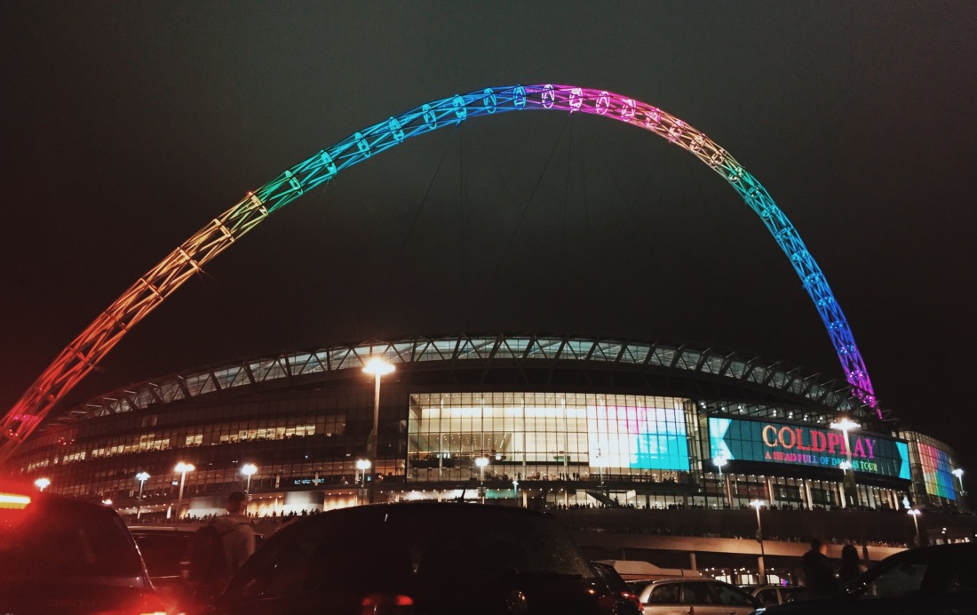 Coldplay live at Wembley, A Head Full of Dreams tour